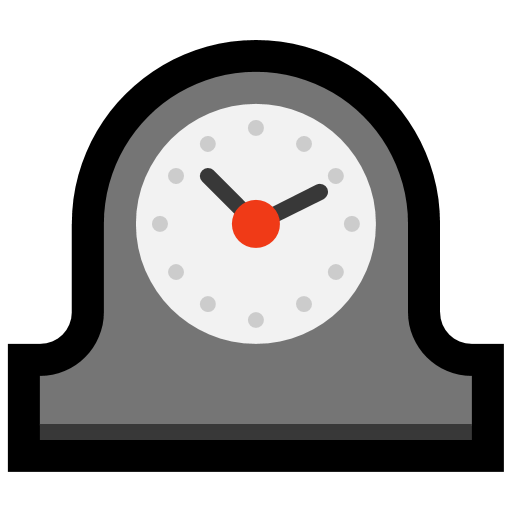 Mantelpiece Clock as drawn by Microsoft in Windows 10 Anniversary Update