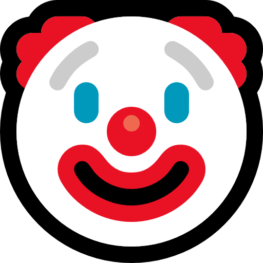 clown face — Microsoft