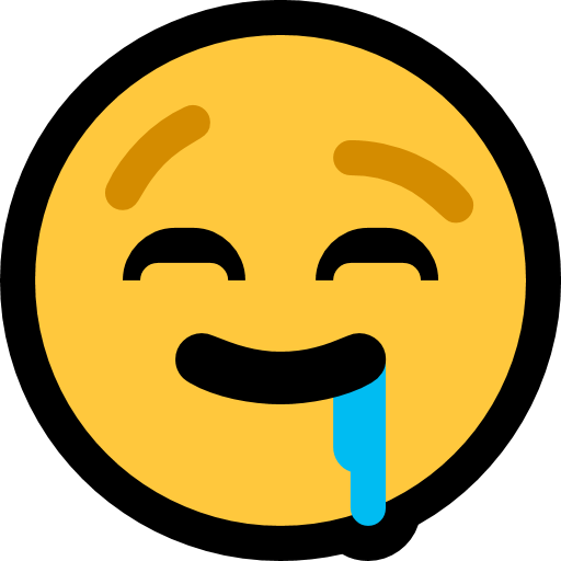 drooling face — Microsoft