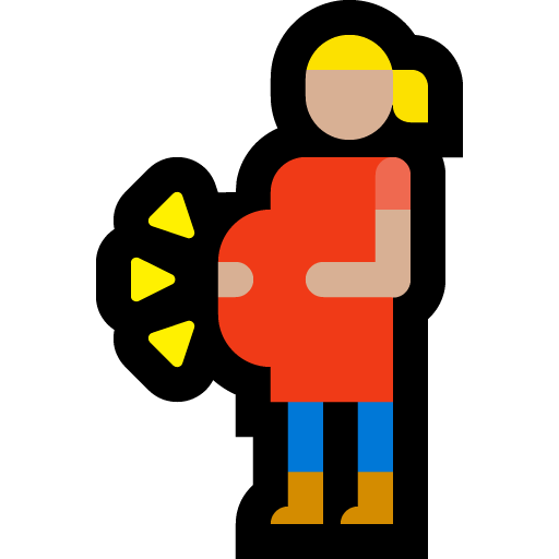 pregnant woman: medium-light skin tone — Microsoft
