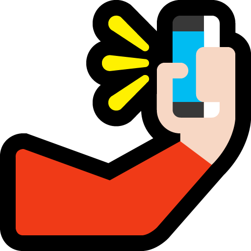 selfie: light skin tone — Microsoft