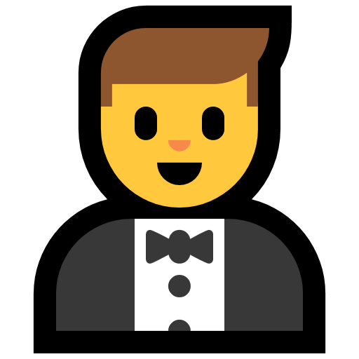 person in tuxedo — Microsoft
