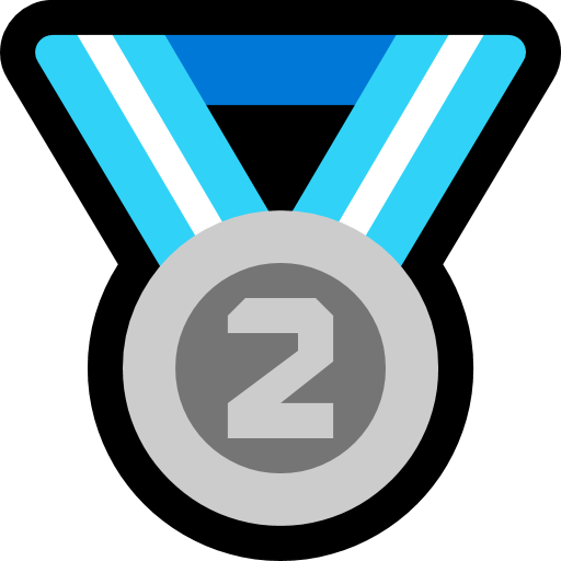 2nd place medal — Microsoft