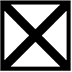 Squared Saltire as rendered by Microsoft