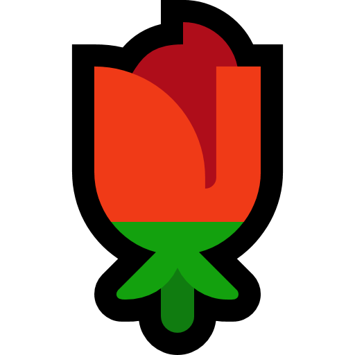 Rose as drawn by Microsoft in Windows 10 April 2018 Update