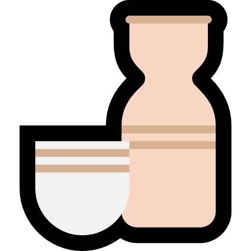 Sake as drawn by Microsoft in Windows 10 April 2018 Update