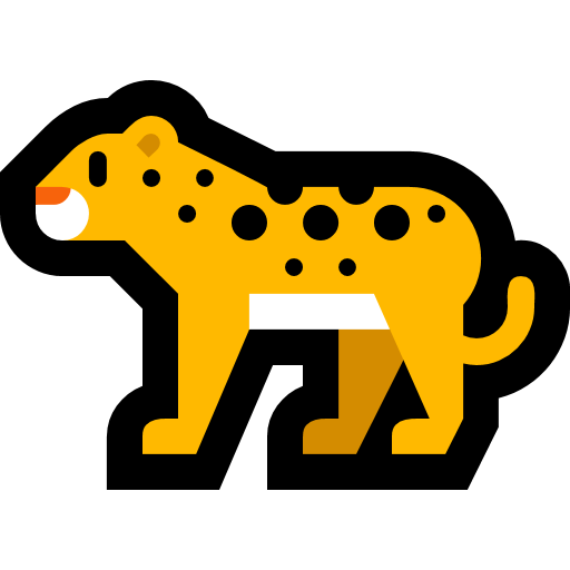 Leopard as drawn by Microsoft in Windows 10 April 2018 Update