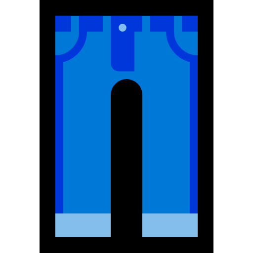 Jeans as drawn by Microsoft in Windows 10 April 2018 Update