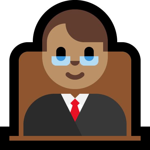 man judge: medium skin tone — Microsoft