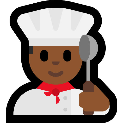 man cook: medium-dark skin tone — Microsoft