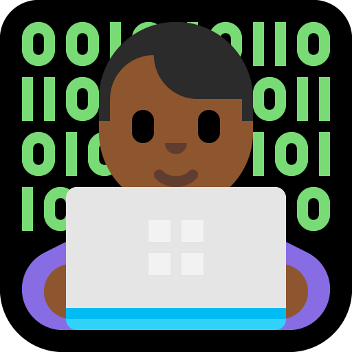 man technologist: medium-dark skin tone — Microsoft