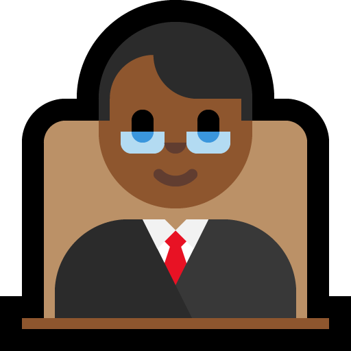 man judge: medium-dark skin tone — Microsoft