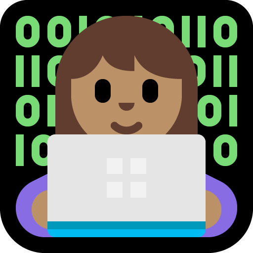 woman technologist: medium skin tone — Microsoft