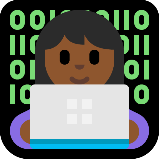 woman technologist: medium-dark skin tone — Microsoft