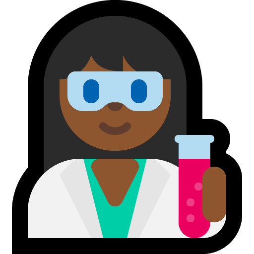 woman scientist: medium-dark skin tone — Microsoft