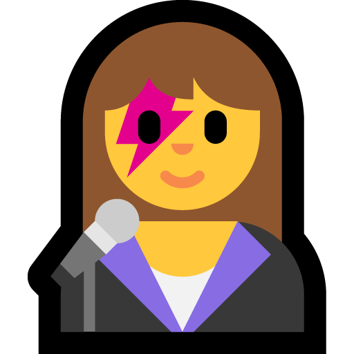 woman singer — Microsoft
