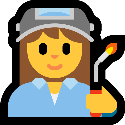 woman factory worker — Microsoft