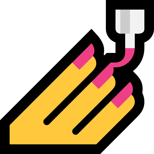 Nail Polish as drawn by Microsoft in Windows 10 April 2018 Update