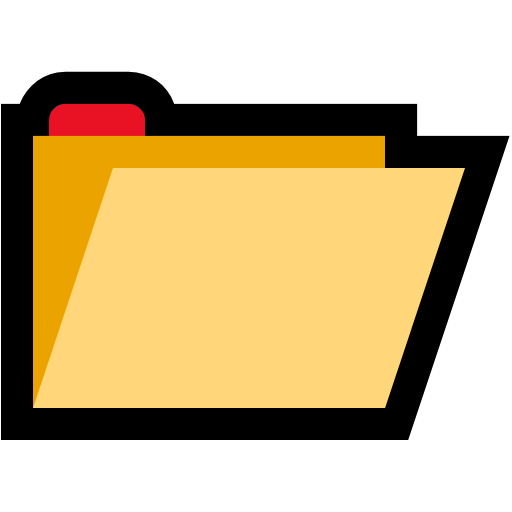 Open File Folder as drawn by Microsoft in Windows 10 April 2018 Update