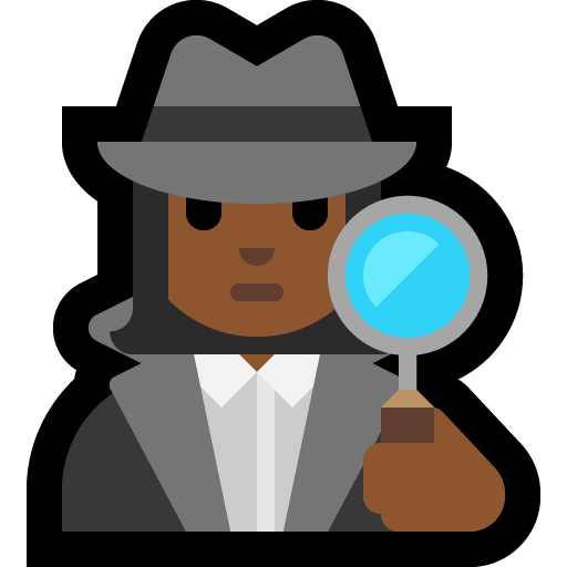 woman detective: medium-dark skin tone — Microsoft