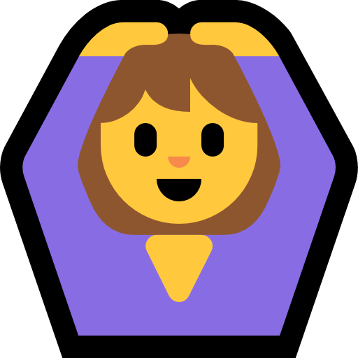 woman gesturing OK — Microsoft