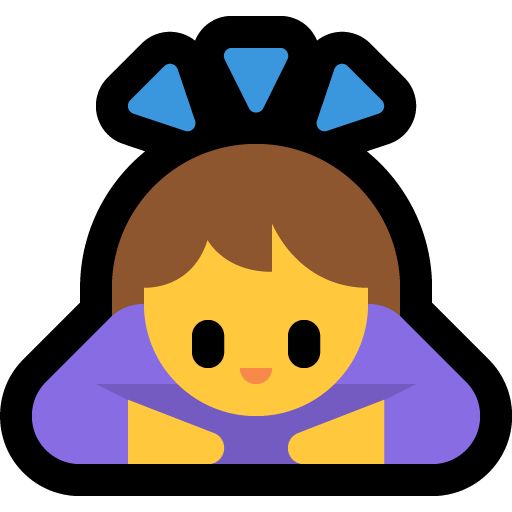 woman bowing — Microsoft
