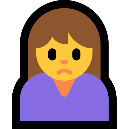 woman frowning — Microsoft