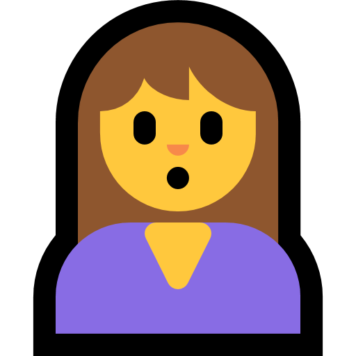 woman pouting — Microsoft