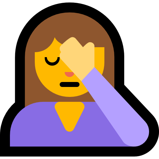 woman facepalming — Microsoft