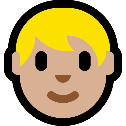 person: medium-light skin tone — Microsoft