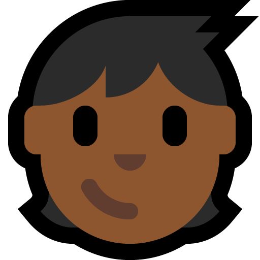 child: medium-dark skin tone — Microsoft