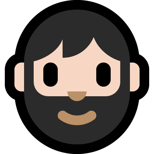 person: light skin tone, beard — Microsoft