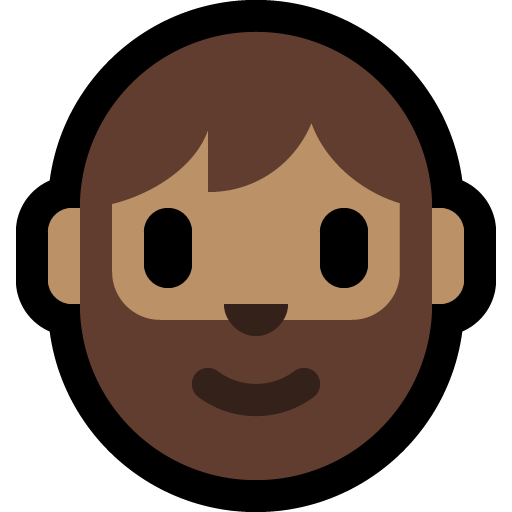 person: medium skin tone, beard — Microsoft