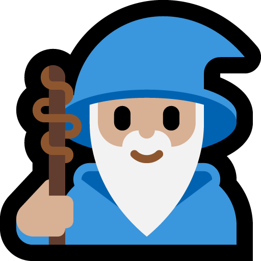 mage: medium-light skin tone — Microsoft