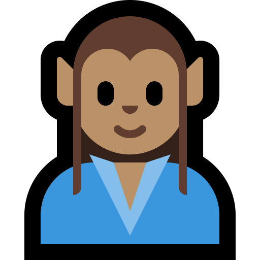 man elf: medium skin tone — Microsoft
