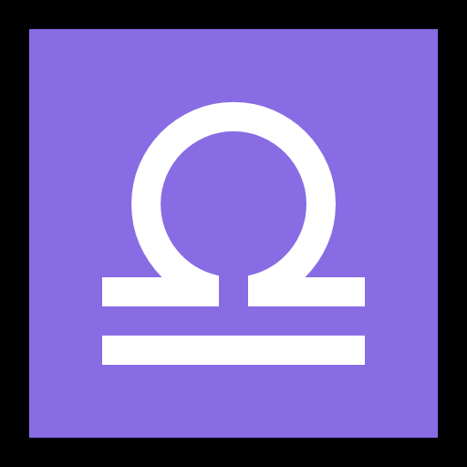 Libra as drawn by Microsoft in Windows 10 April 2018 Update