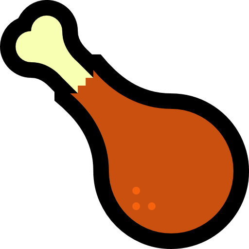 Poultry Leg as drawn by Microsoft in Windows 10 Creators Update