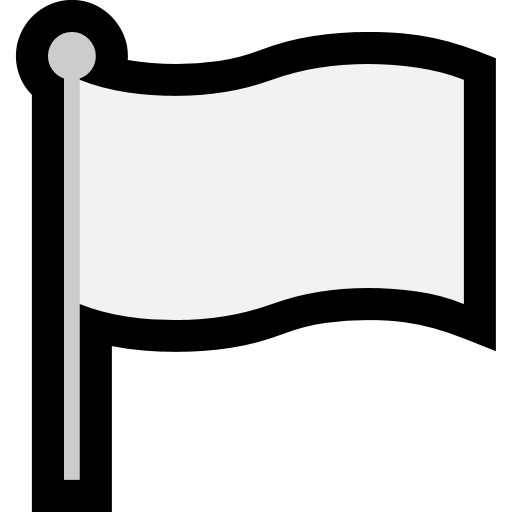 White Flag as drawn by Microsoft in Windows 10 Creators Update