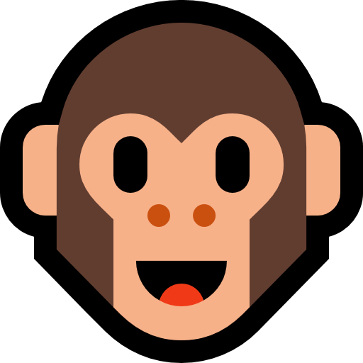 Monkey Face as drawn by Microsoft in Windows 10 Creators Update