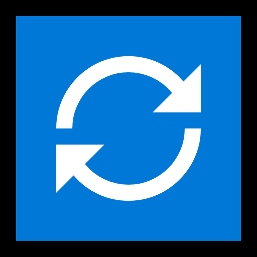 Counterclockwise Arrows Button as drawn by Microsoft in Windows 10 Creators Update