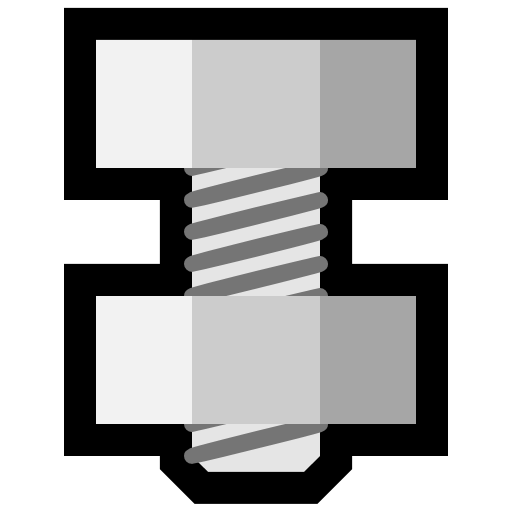 Nut and Bolt as drawn by Microsoft in Windows 10 Creators Update