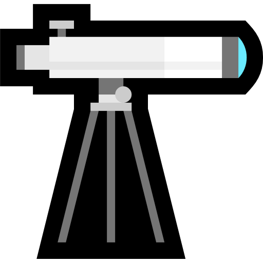 Telescope as drawn by Microsoft in Windows 10 Creators Update