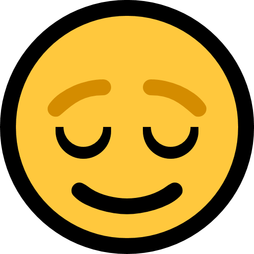 Relieved Face as drawn by Microsoft in Windows 10 Creators Update