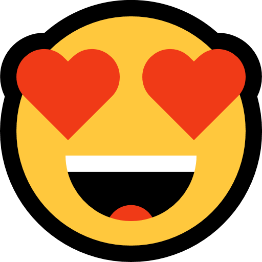 Smiling Face with Heart-Eyes, the design in this release
