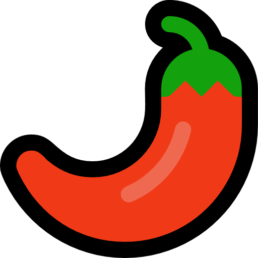 Hot Pepper as drawn by Microsoft in Windows 10 Fall Creators Update