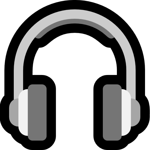 Headphone as drawn by Microsoft in Windows 10 Fall Creators Update
