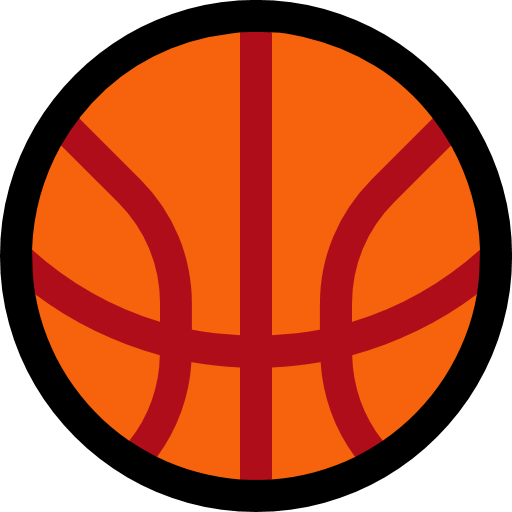 Basketball as drawn by Microsoft in Windows 10 Fall Creators Update