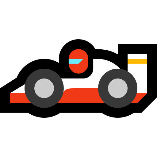 Racing Car as drawn by Microsoft in Windows 10 Fall Creators Update