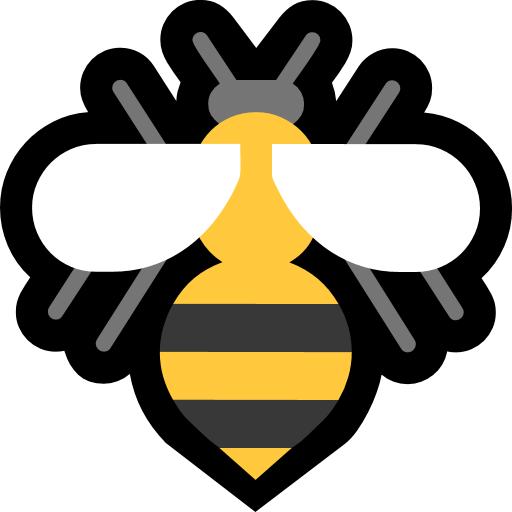 Honeybee as drawn by Microsoft in Windows 10 Fall Creators Update