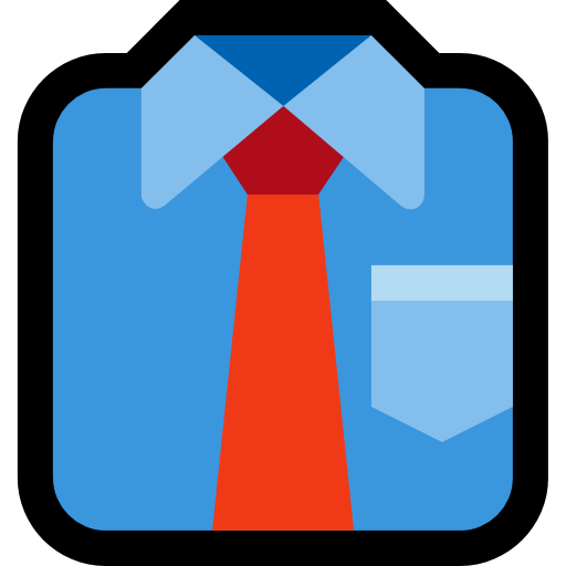 Necktie as drawn by Microsoft in Windows 10 Fall Creators Update